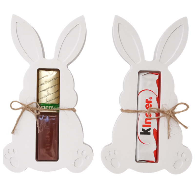 Oster Mitbringsel Hase 2er Set mit Schokoriegel kaufen